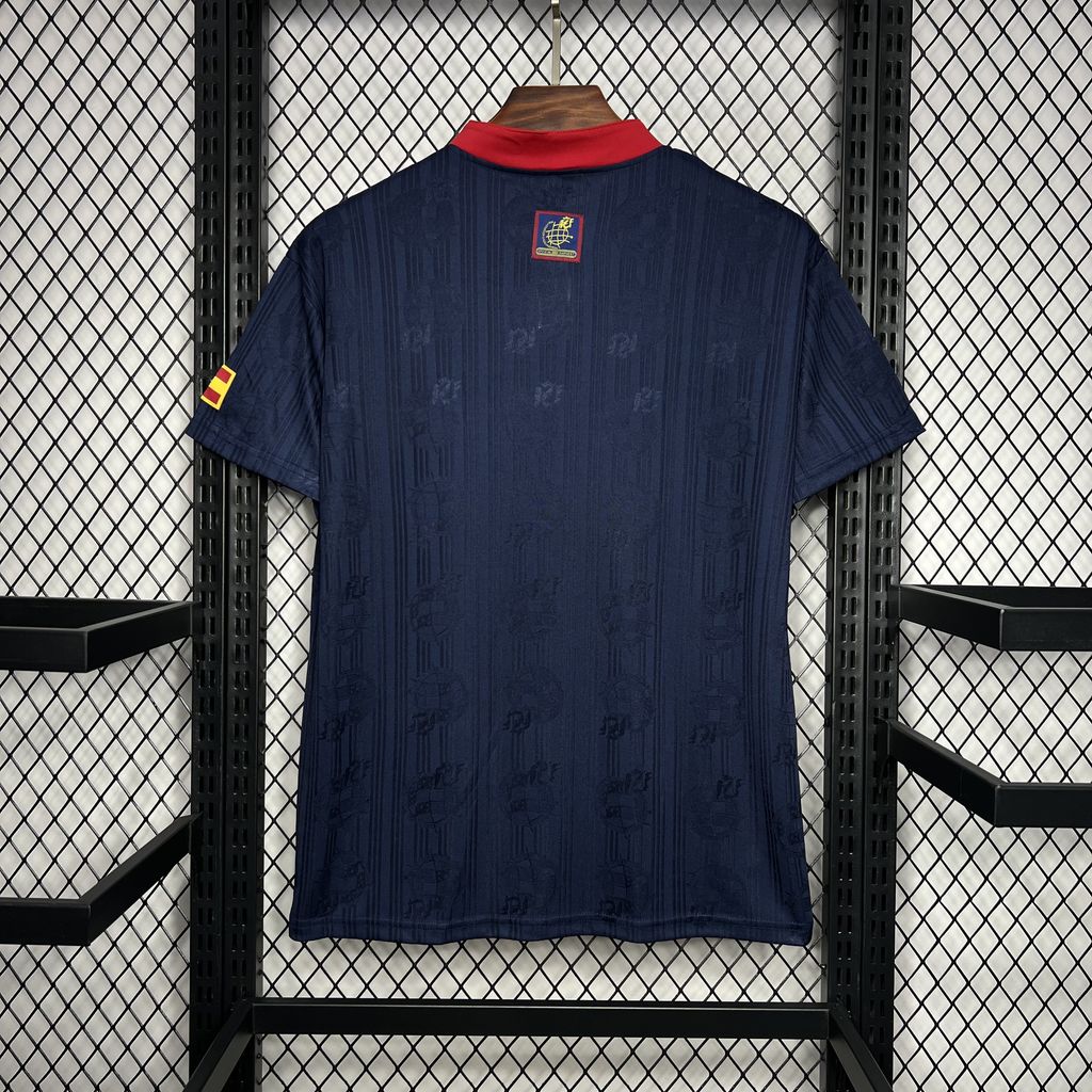 Spain Retro Away Soccer Jersey Euro Cup 1996