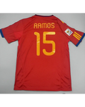 Spain Sergio Ramos 15 Retro Home Soccer Jersey World Cup 2010
