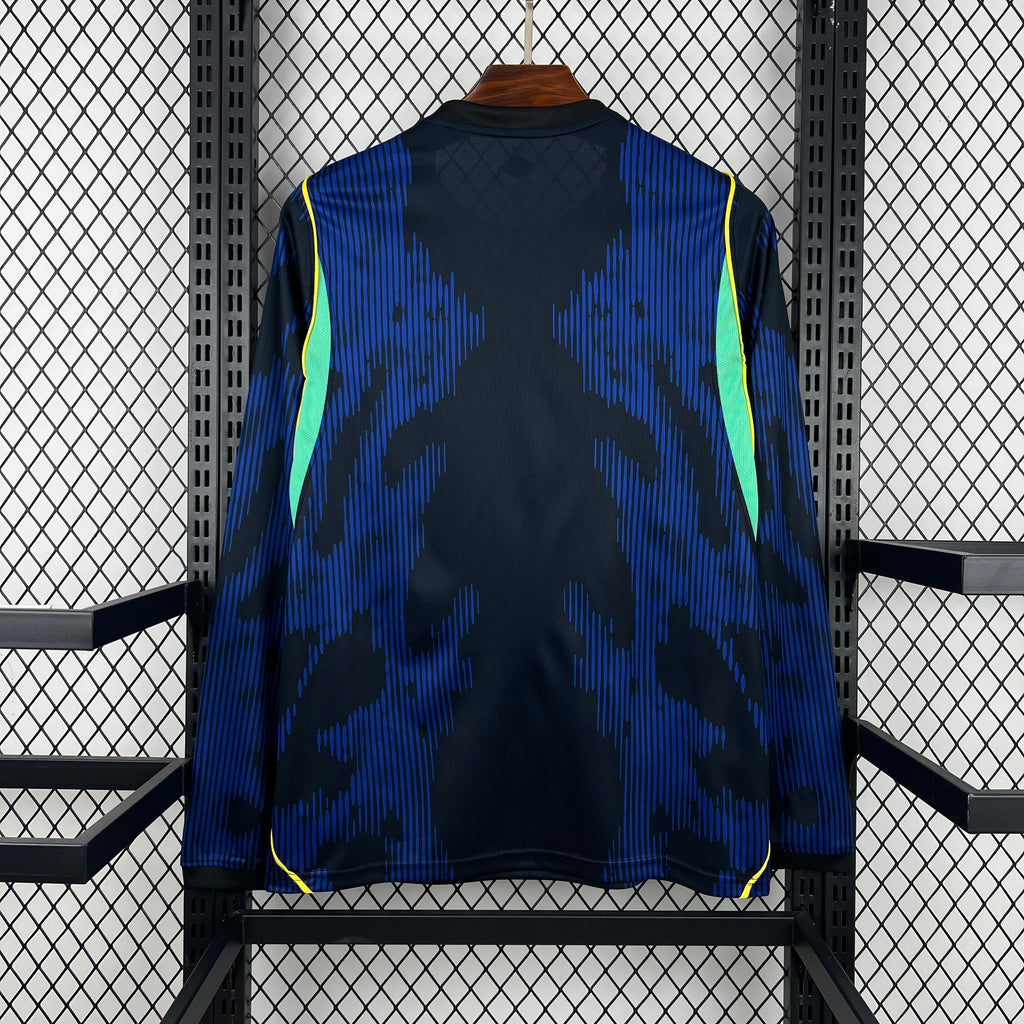 Brazil Long Sleeve Away Soccer Jersey World Cup 2026
