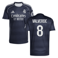 Real Madrid Federico Valverde 8 Away Soccer Jersey 2025-2026