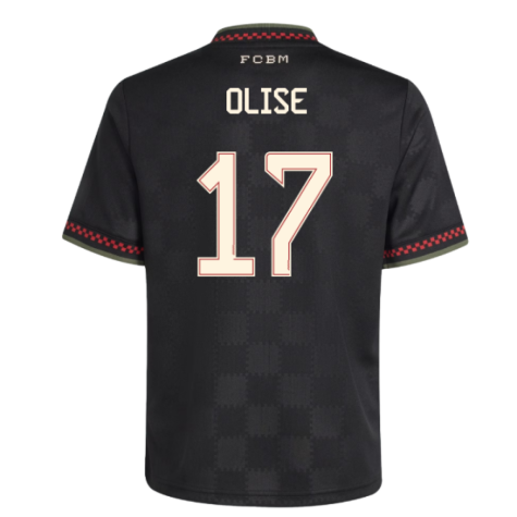 Bayern Munich Michael Olise 17 Kids Third Soccer Jersey 2025-2026
