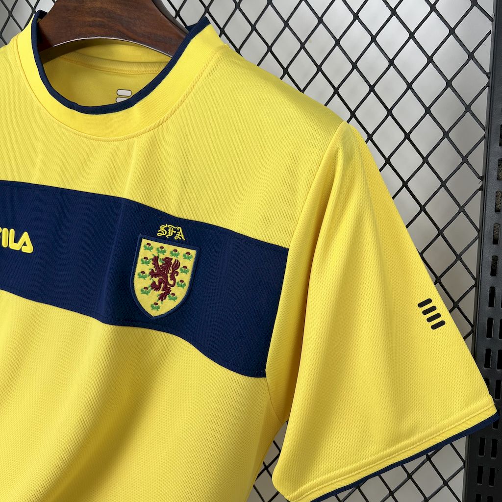 Scotland Retro Away Soccer Jersey 2002-2003