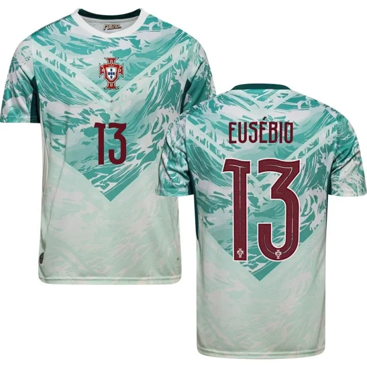 Portugal Eusébio 13 Away Soccer Jersey World Cup 2026