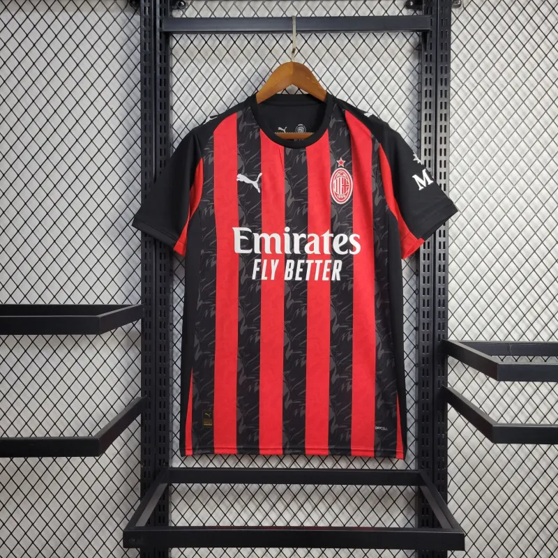 AC Milan Luka Modric 14 Home Soccer Jersey 2025-2026