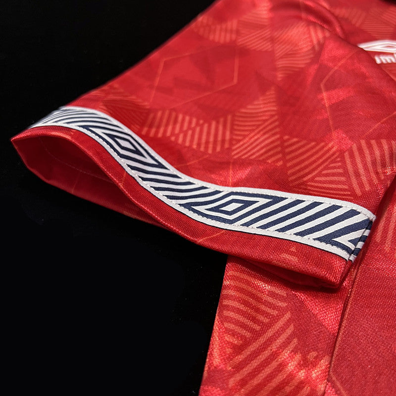 England Retro Away Soccer Jersey World Cup 1990