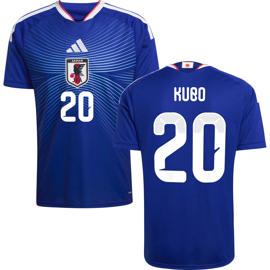 Japan Takefusa Kubo 20 Home Soccer Jersey World Cup 2026