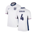 England Steven Gerrard 4 Home Soccer Jersey Euro 2024