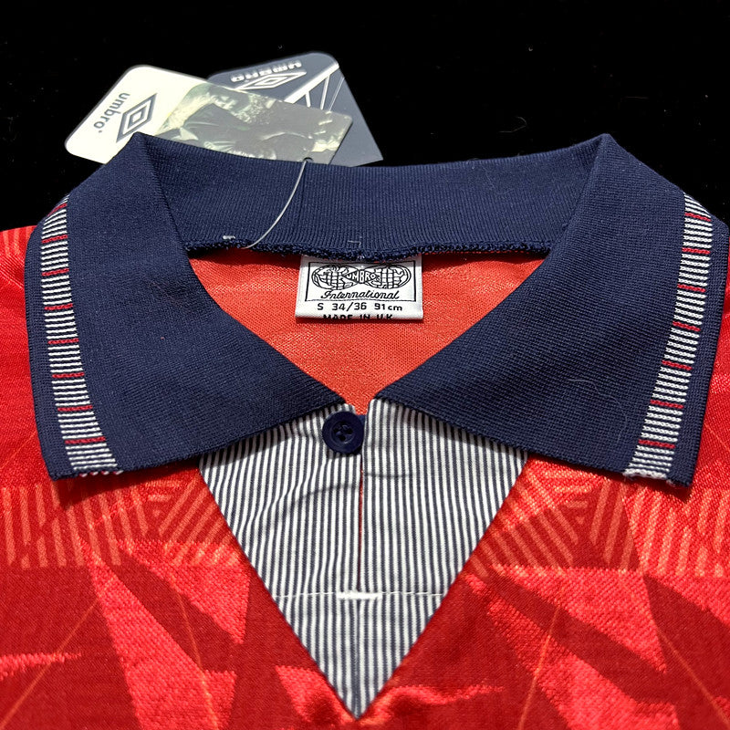 England Retro Away Soccer Jersey World Cup 1990