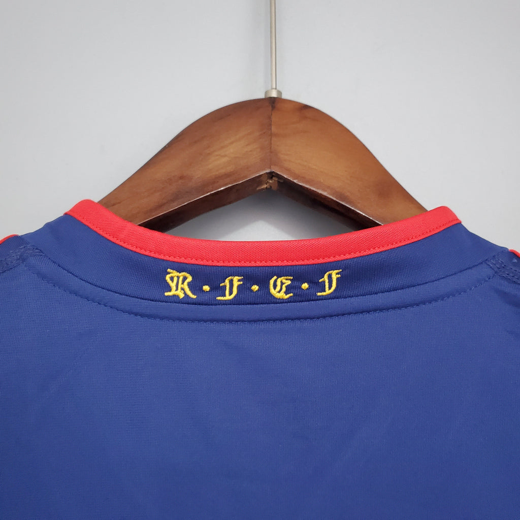 Spain David Villa 7 Retro Away Soccer Jersey World Cup 2010