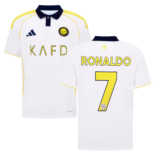 Al Nassr Cristiano Ronaldo 7 Kids Third Soccer Jersey 2025-2026