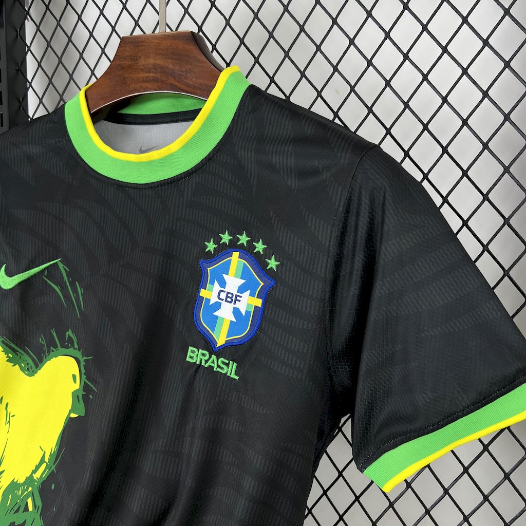 Brazil X Pombo Special Edition Soccer Jersey 2025-2026 - Green