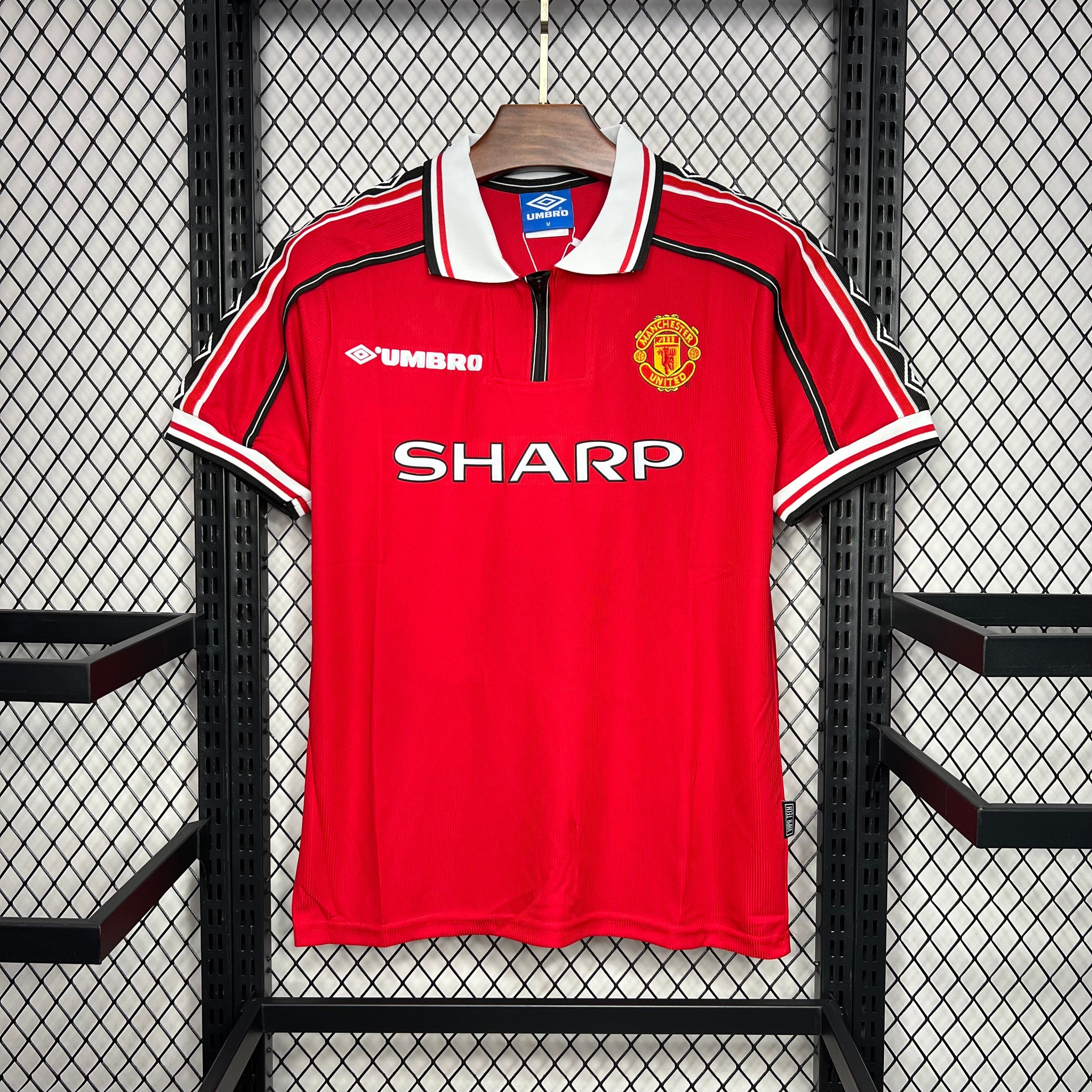 Manchester United Cristiano Ronaldo 7 Retro Home Soccer Jersey 1998-1999