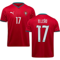 Portugal Rafael Leão 17 Home Soccer Jersey World Cup 2026