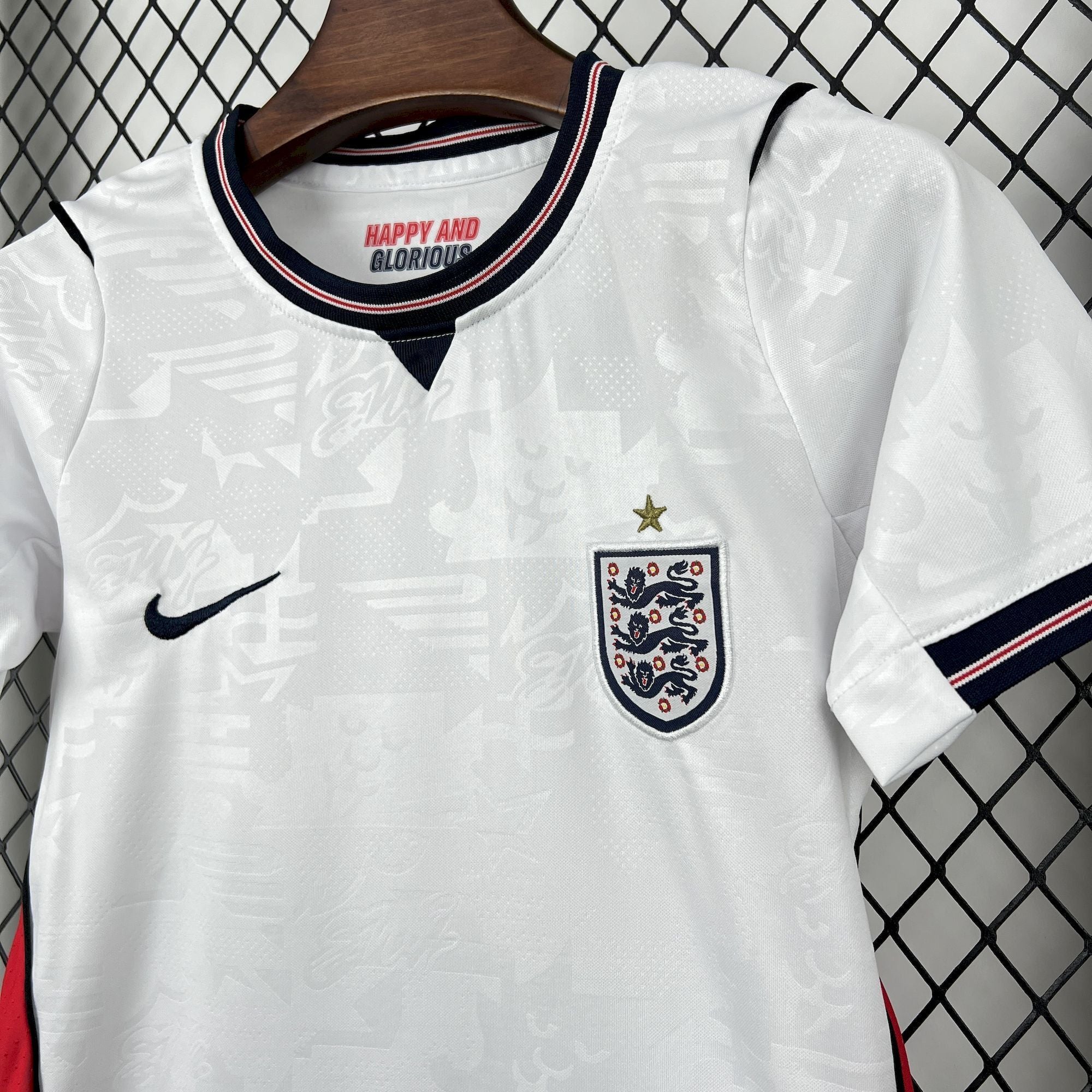 England Kids Home Soccer Jersey World Cup 2026