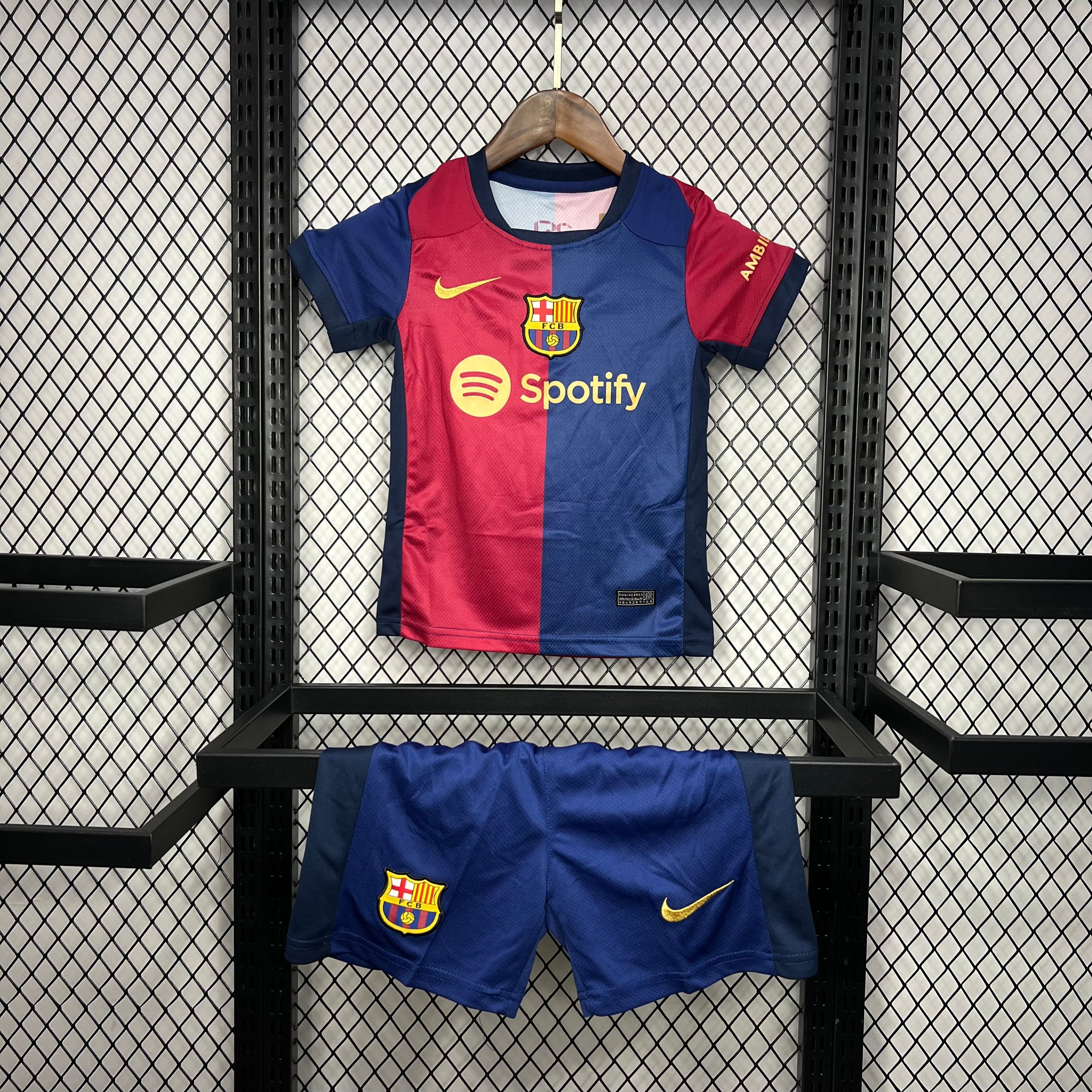 FC Barcelona Lionel Messi 10 Kids Home Soccer Jersey 2024/25
