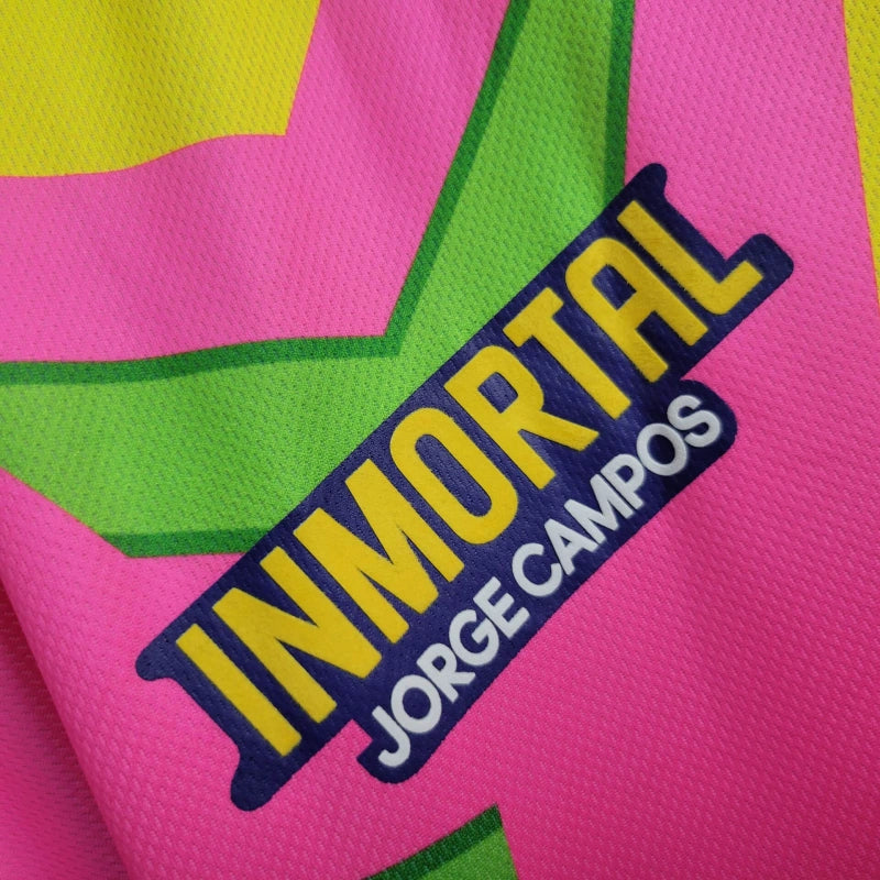 Classic and Retro Mexico Jorge Campos Goalkeeper Soccer Jersey - Pink