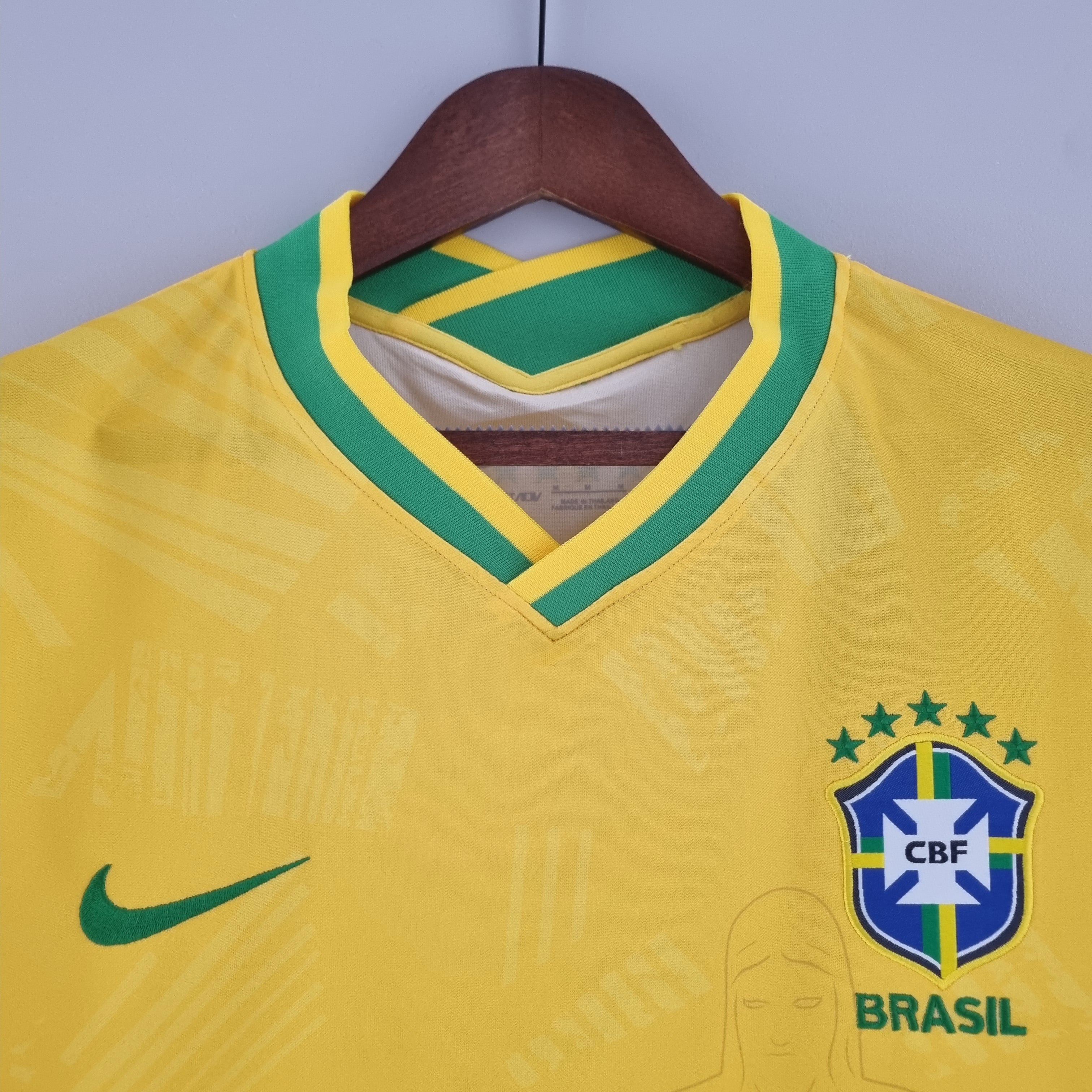 Brazil Classic Soccer Jersey 2022/23 - Yellow