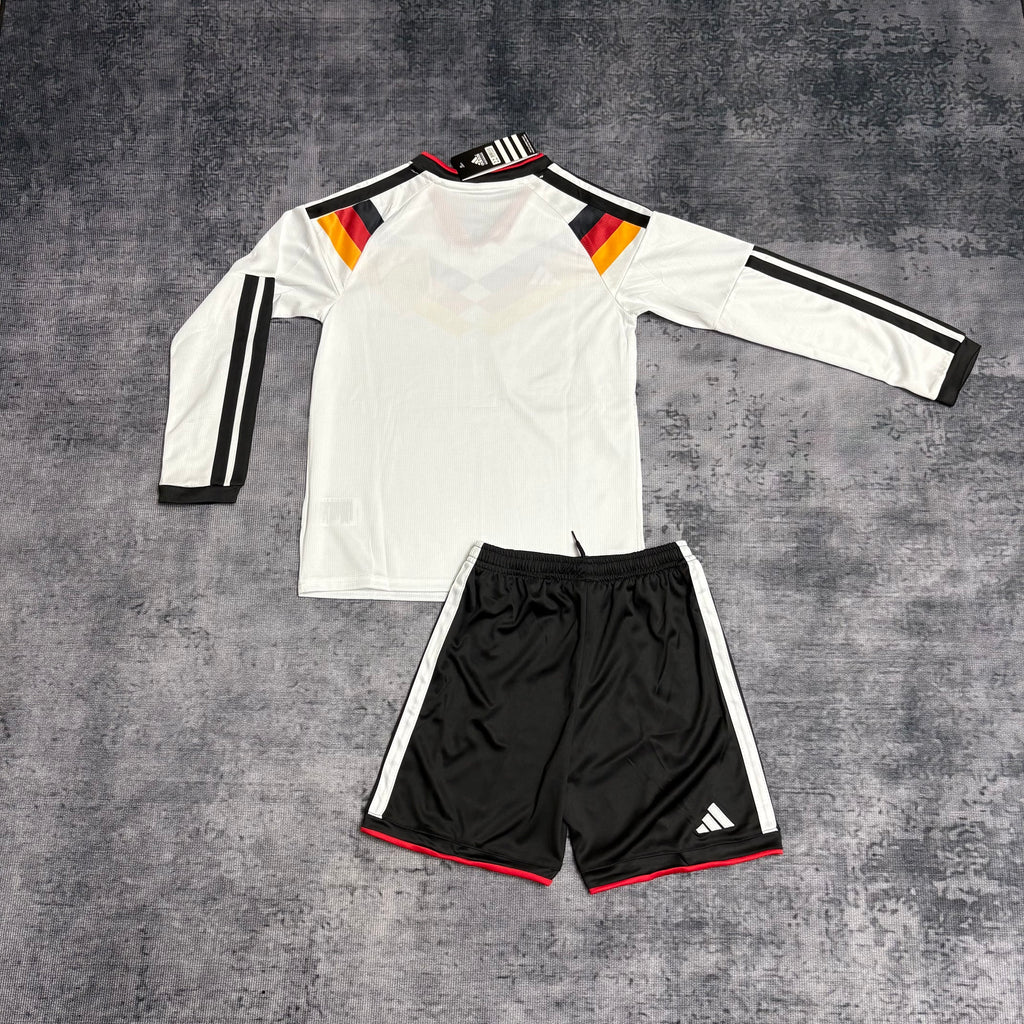 Germany Kids Long Sleeve Home Soccer Jersey World Cup 2026