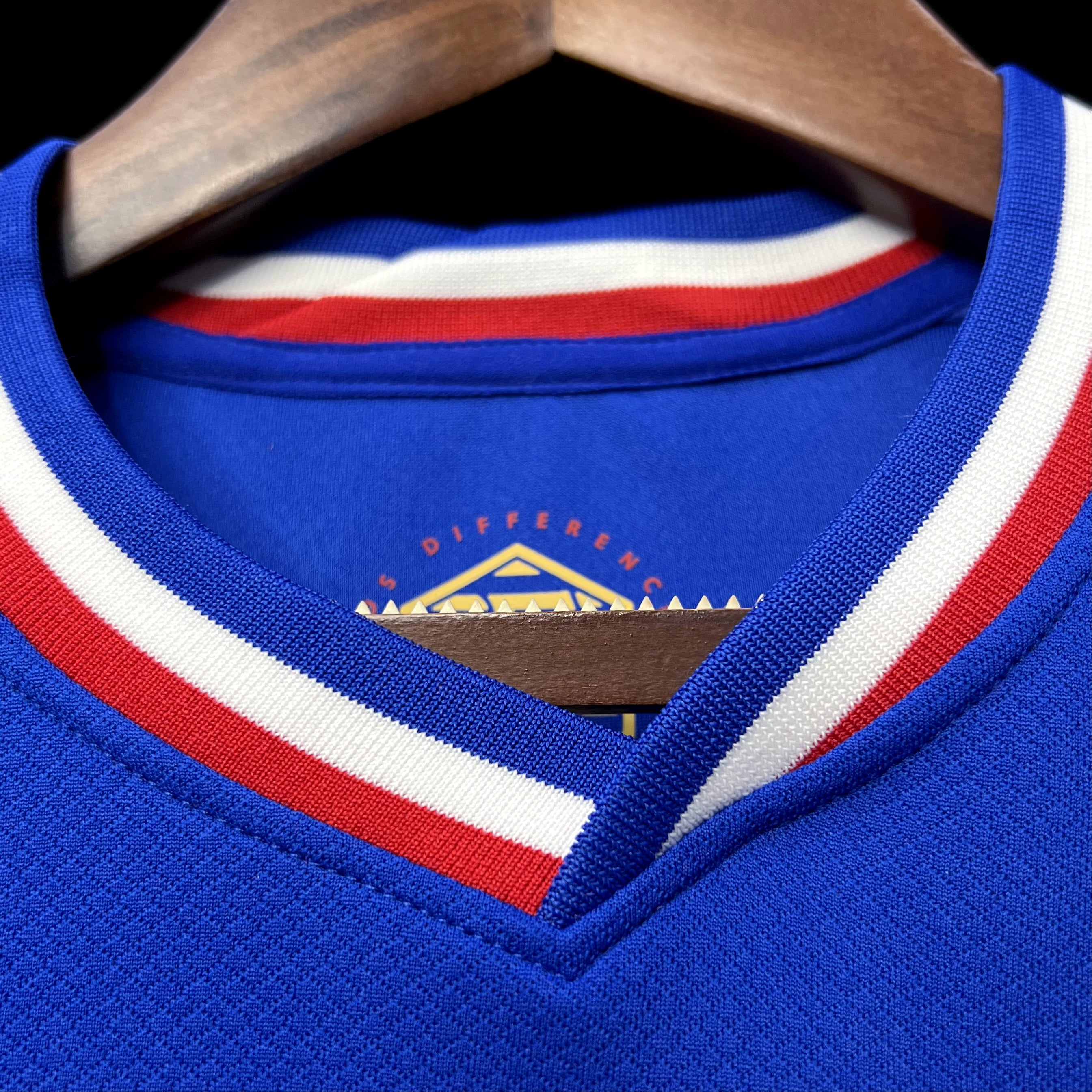 France Eric Cantona 7 Home Soccer Jersey Euro 2024