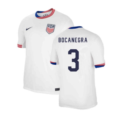 USA Carlos Bocanegra 3 Home Soccer Jersey 2024/25