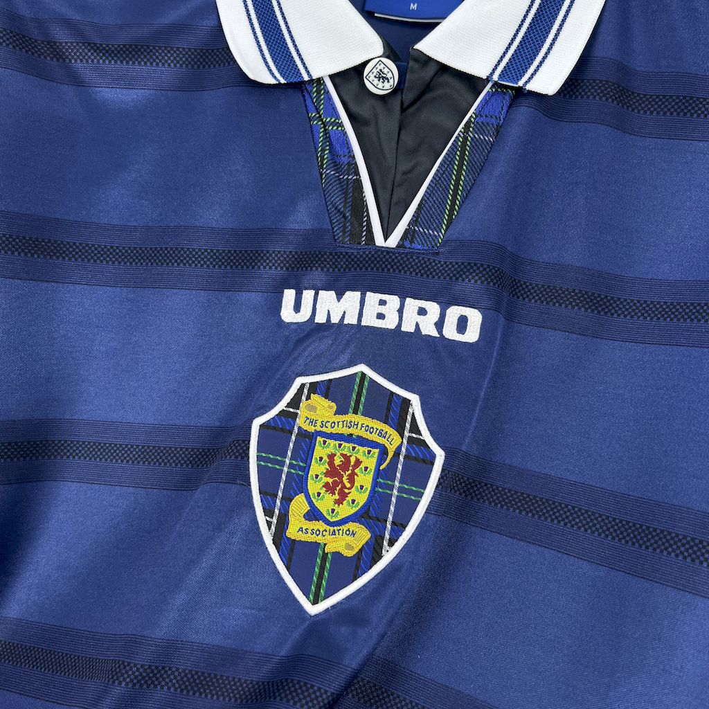 Scotland Retro Home Soccer Jersey 1998-2000