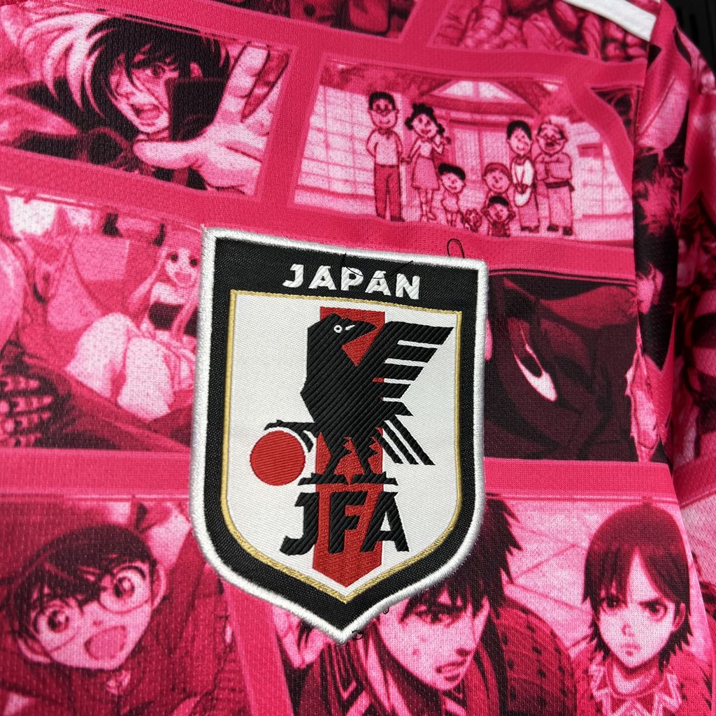 Japan Anime Special Edition Soccer Jersey 2024/25 - Pink