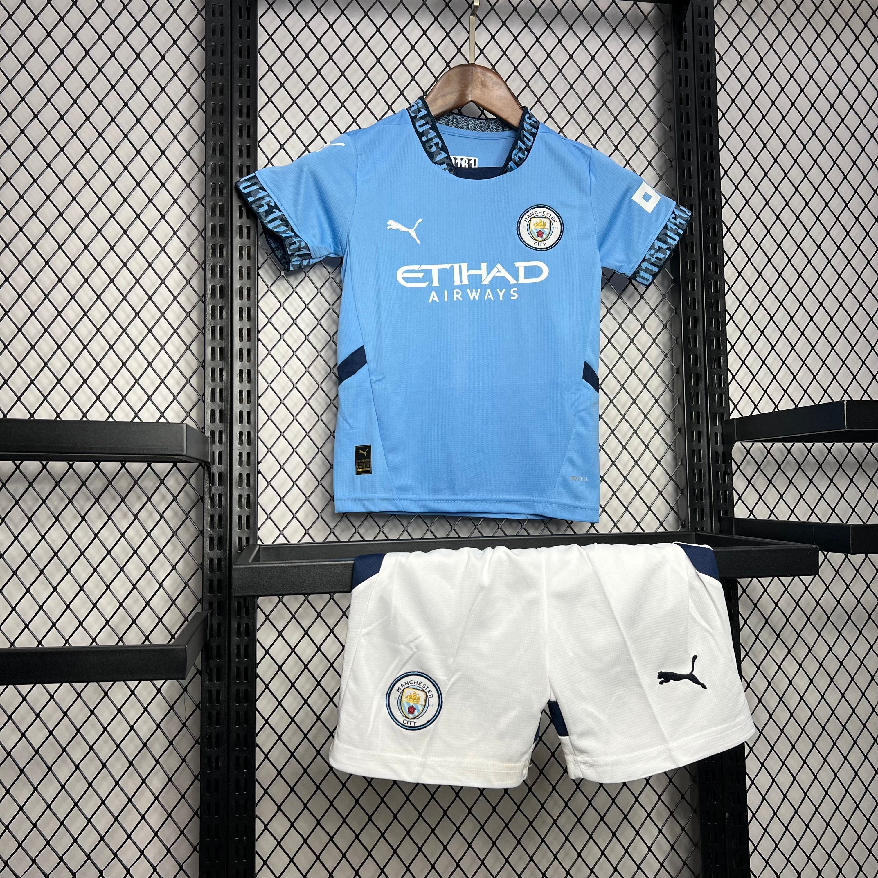 Man City Julián Álvarez 19 Kids Home Soccer Jersey 2024/25