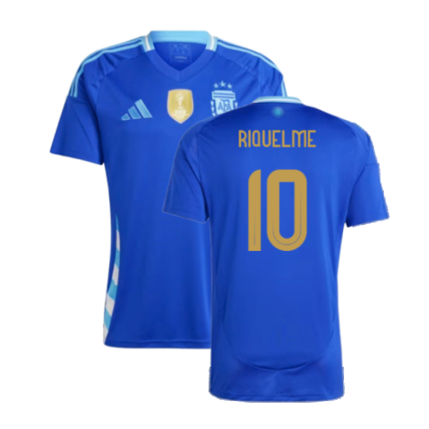 Argentina Juan Román Riquelme 10 Away Soccer Jersey 2024/25