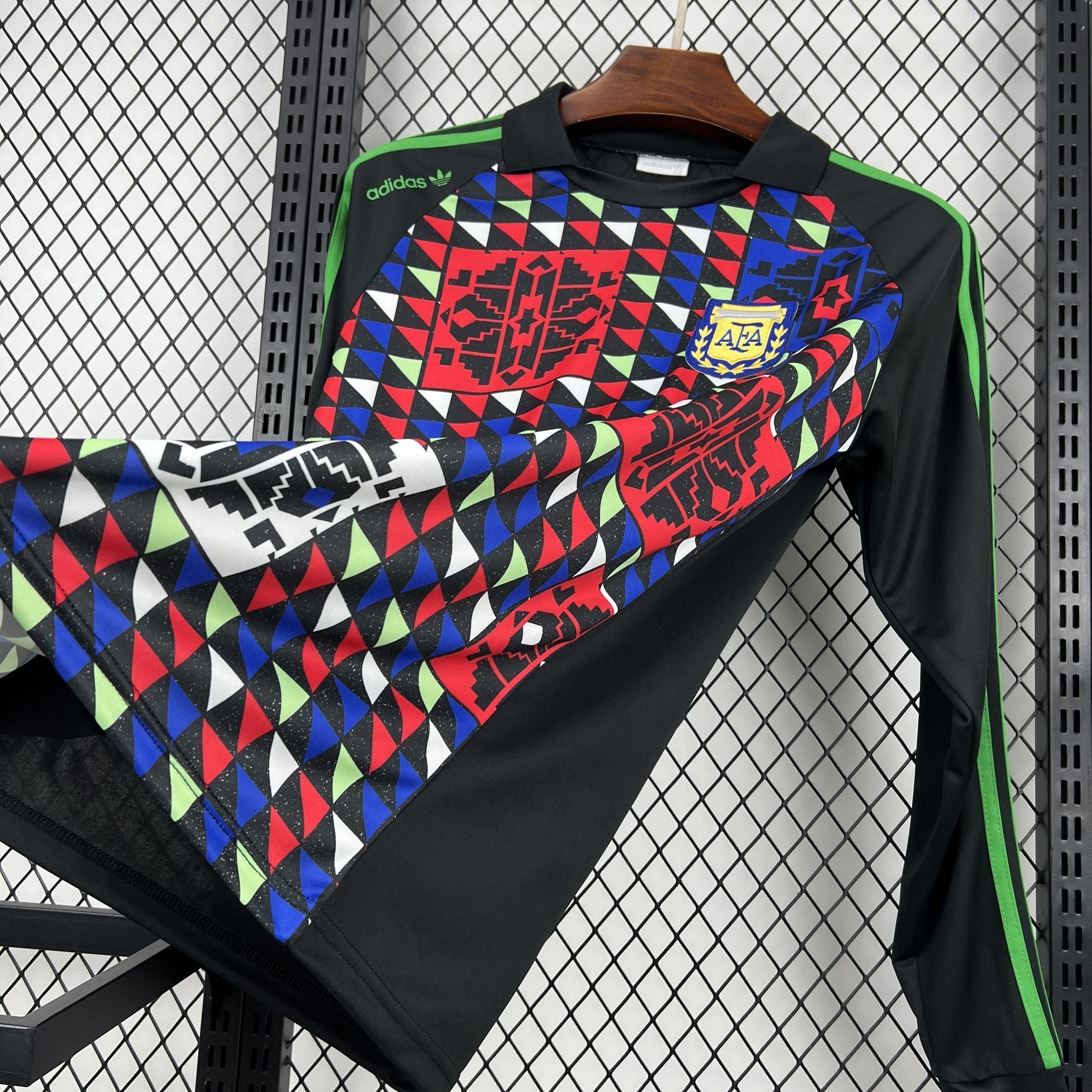 Argentina Retro Goalkeeper Long Sleeve Soccer Jersey World Cup 1990
