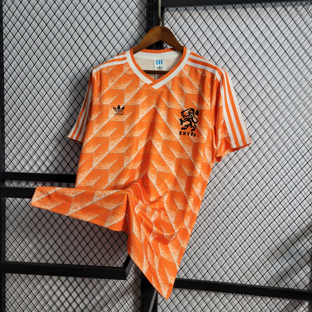 Netherlands Home Retro Soccer Jersey EURO 1988
