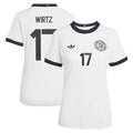 Germany Florian Wirtz 17 Women's Home Soccer Jersey Euro 2025