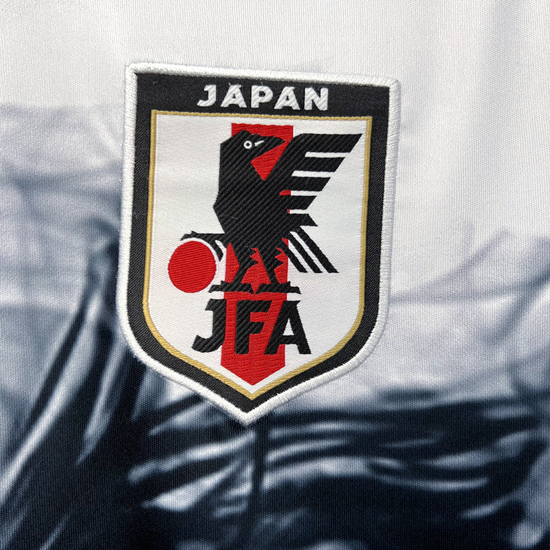 Japan Ink Landscape Dragon Limited Edition Soccer Jersey 2023/24 - White