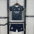 Real Madrid Kylian Mbappé 9 Kids Away Soccer Jersey 2025-2026