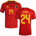 Belgium Amadou Onana 24 Home Soccer Jersey World Cup 2026