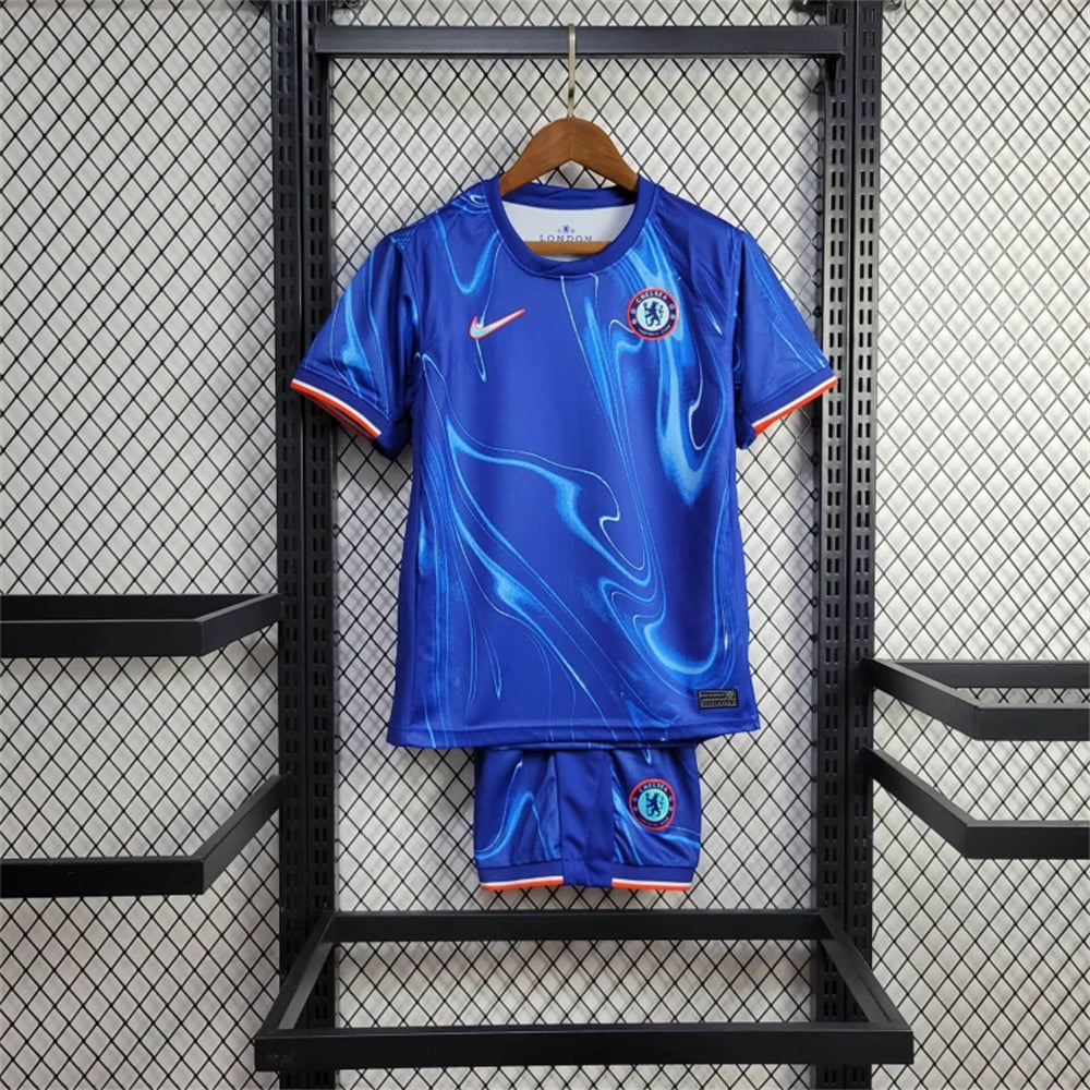 Kids & Junior Chelsea Enzo Fernandez 8 Home Soccer Jersey 2024/25
