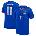 France Ousmane Dembélé 11 Home Soccer Jersey Euro 2024