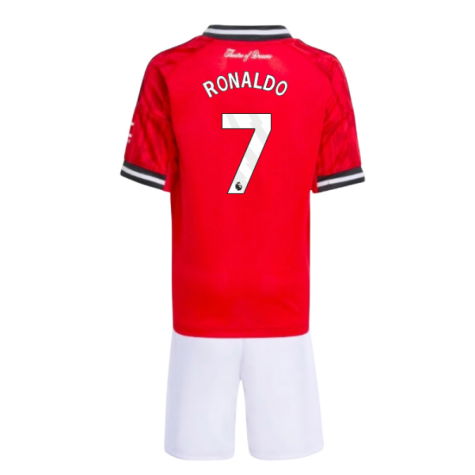 Manchester United Cristiano Ronaldo 7 Kids Home Soccer Jersey 2025-2026