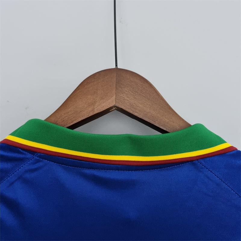 Portugal Retro Away Soccer Jersey World Cup 1998 - Blue