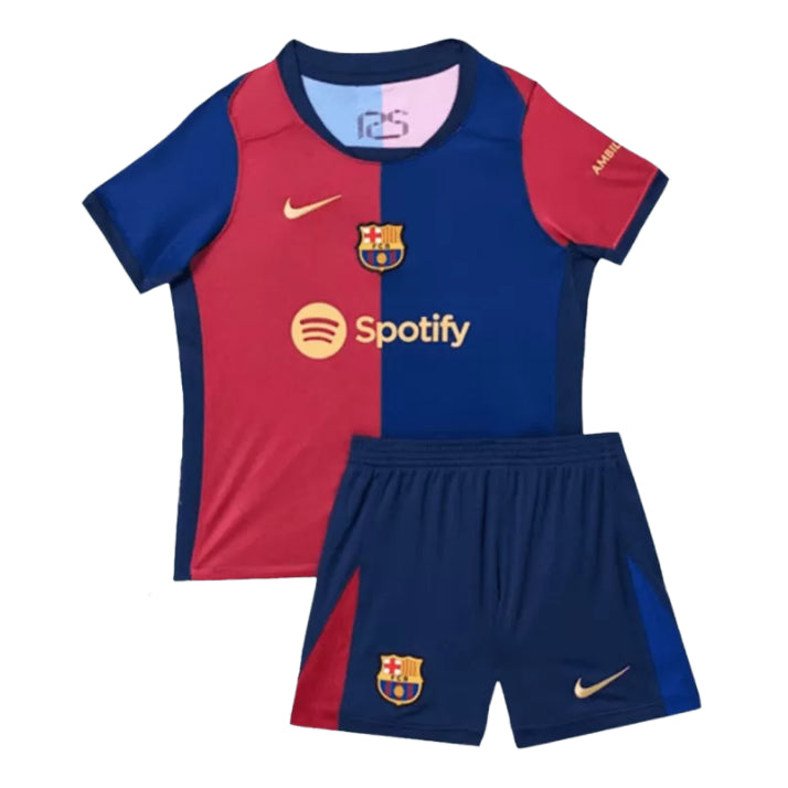 FC Barcelona Raphinha 11 Home Soccer Jersey Kids Kit 2024-2025
