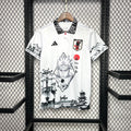 Japan Naruto Uzumaki Special Edition Soccer Jersey 2024/25 - White