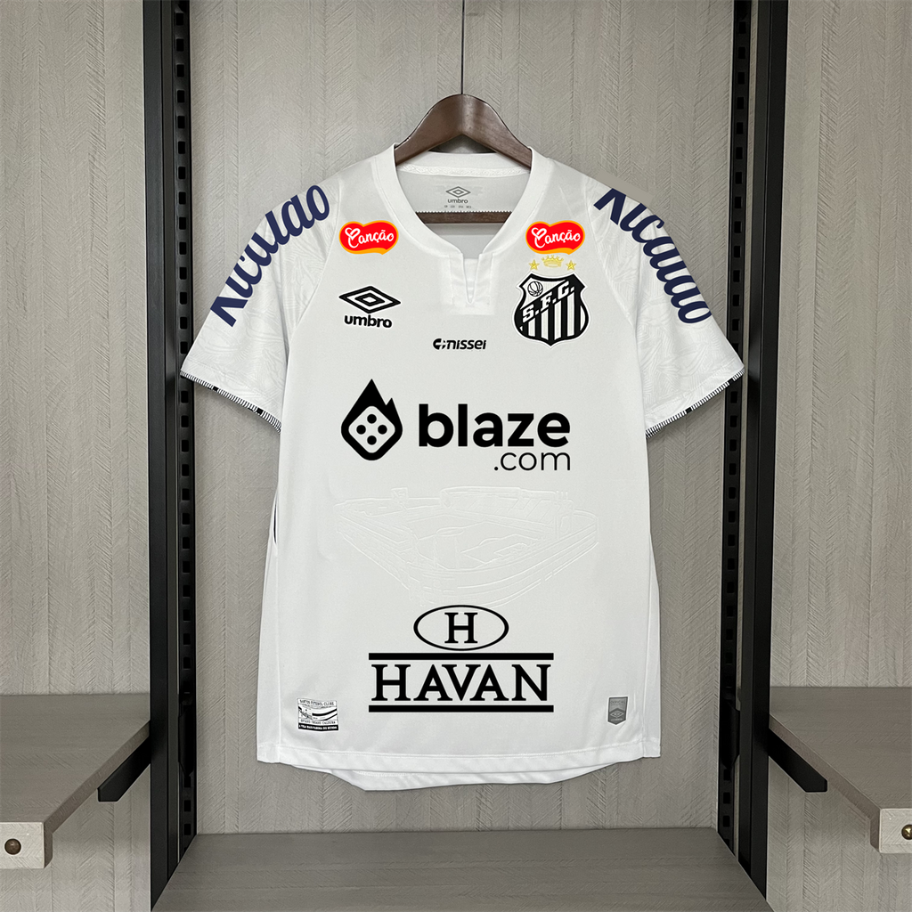 Santos Neymar Jr. 10 Home Soccer Jersey 2024/25