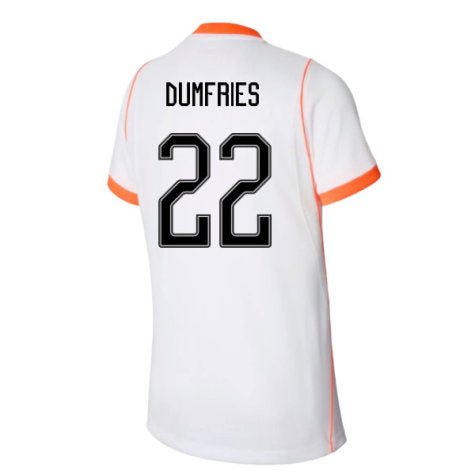 Netherlands Denzel Dumfries 22 Away Soccer Jersey World Cup 2026