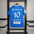 Al-Hilal Saudi Neymar Jr 10 Kids Home Soccer Jersey 2023/24