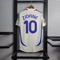 France Zinedine Zidane 10 Home Retro Soccer Jersey World Cup 2006