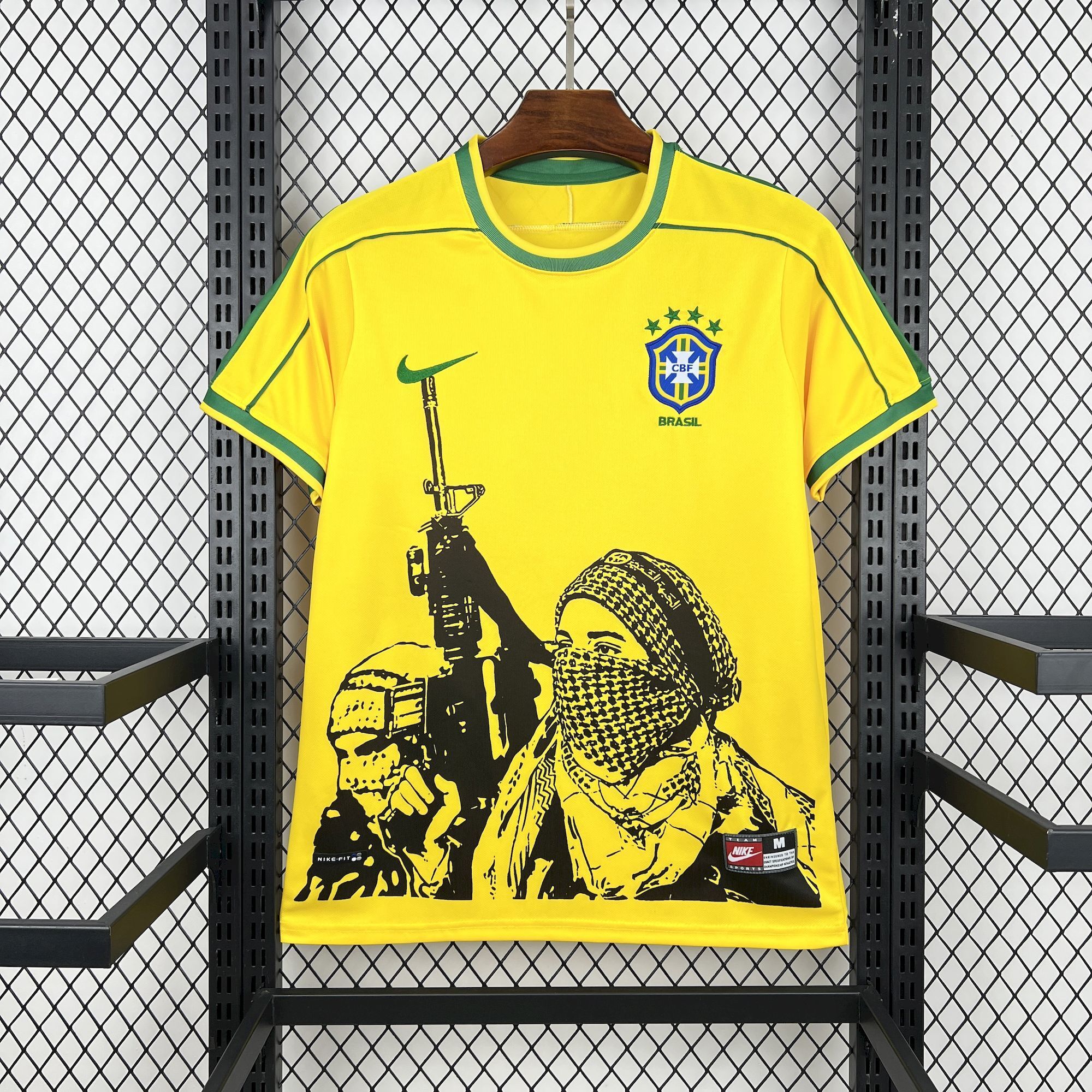 Brazil X Soldat Retro Special Edition Soccer Jersey World Cup 1998