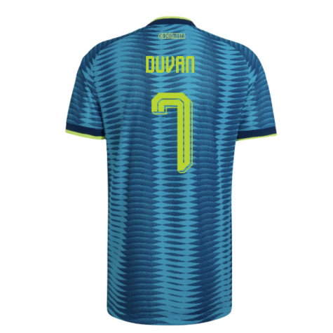 Colombia Duván Zapata 7 Away Soccer Jersey World Cup 2026