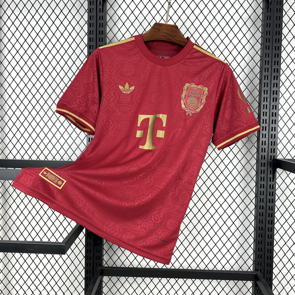 Bayern Munich 125 Anniversary Jamal Musiala 42 Soccer Jersey 2024-2025