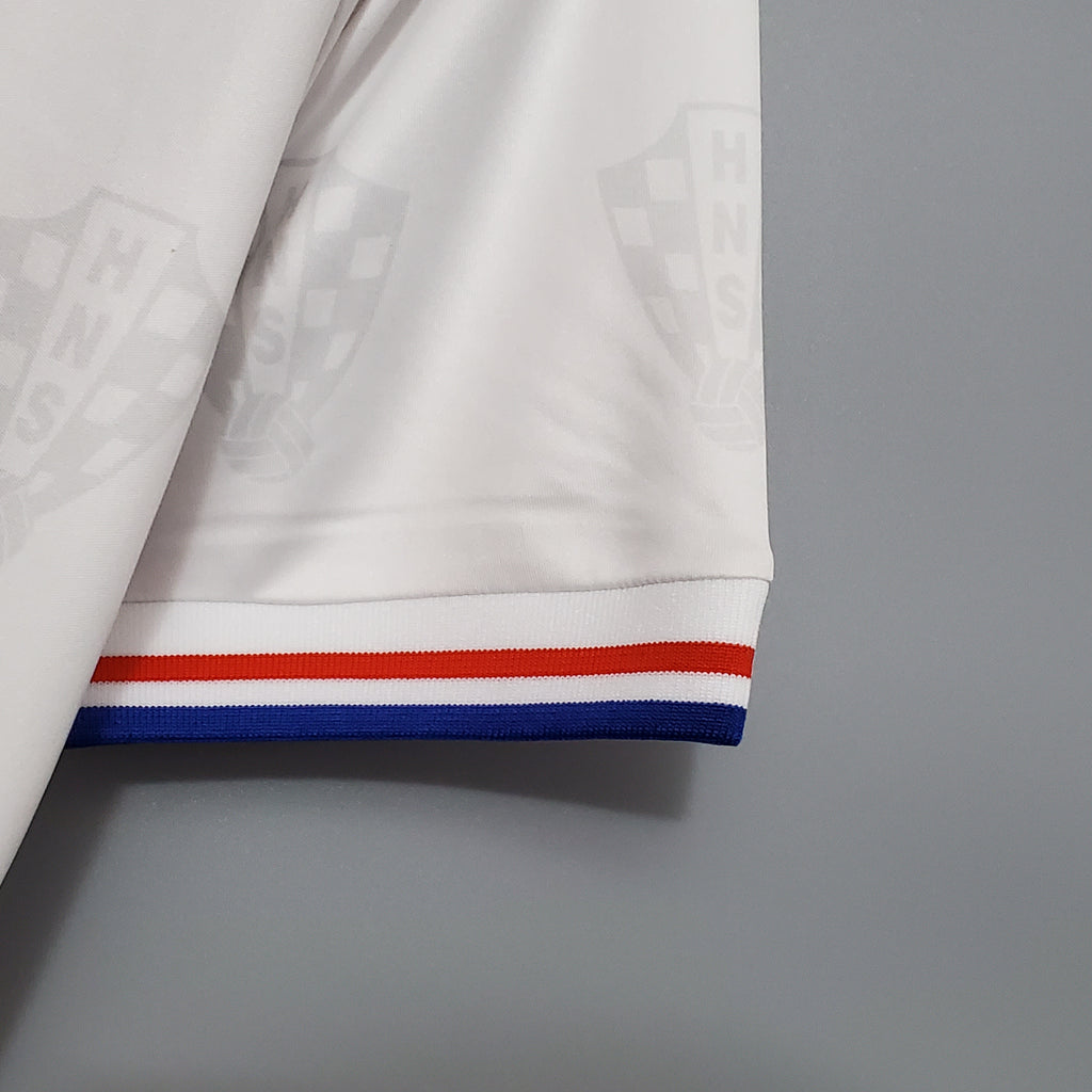 Croatia Away Retro Soccer Jersey World Cup 1998