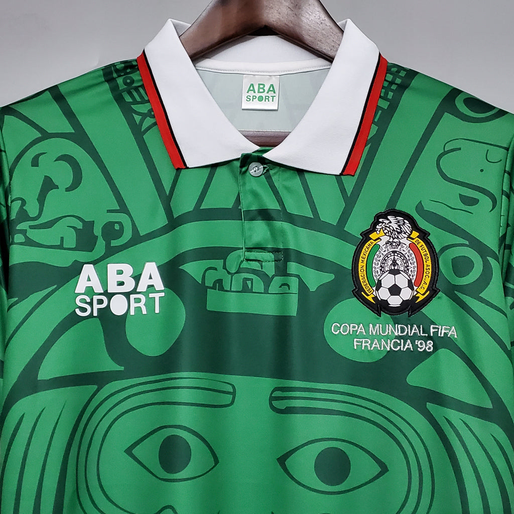 Mexico Retro Home Soccer Jersey World Cup 1998