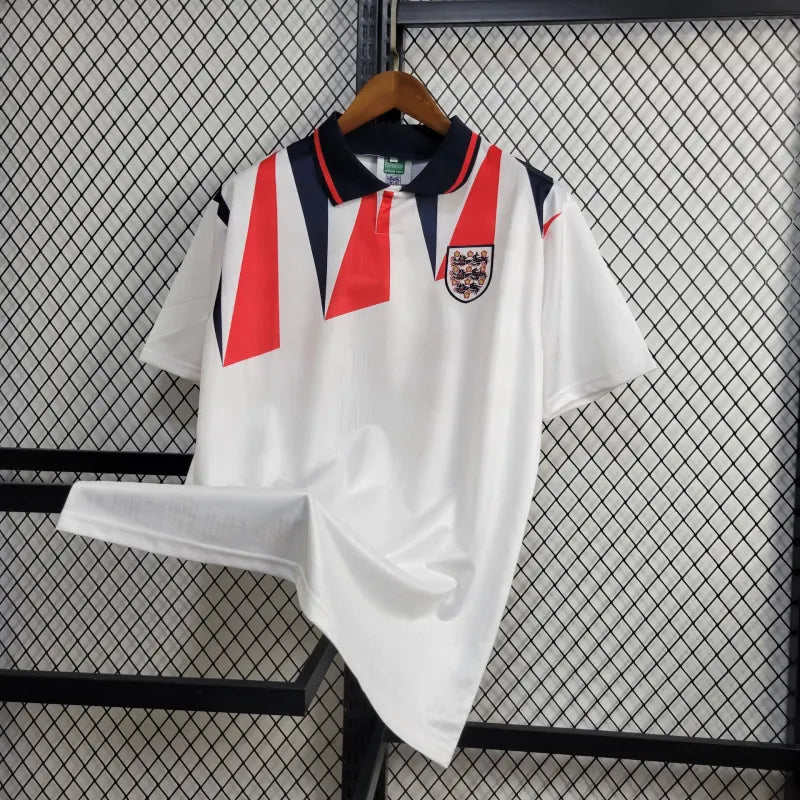 England Retro Home Soccer Jersey Euro Cup 1992
